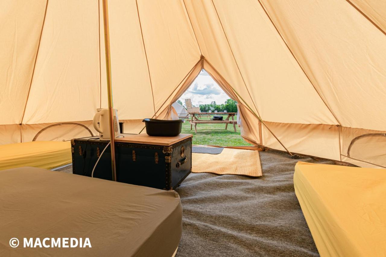 Luxury tent Bell Tent Glamping At Marwell Winchester